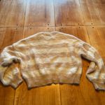 Wild Fable Beige and White Knit Sweater Photo 3