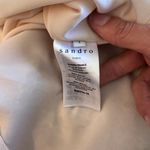 Sandro Paris "Peaches" Lace Mini Dress in Beige/Pink Size 1 (US Small) Photo 6