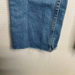 ZARA | Blue Flare Jeans Raw Hem Boot Cut 6 Photo 4