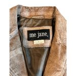 Me Jane  Women's Brown Leather Short Jacket Photo 3