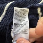 Old Navy  Women Size Small Lightweight Tunic Sweater V Neck Blue Striped Comfort Photo 8