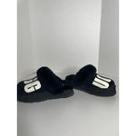 UGG  Platform Slip on Slipper Mules Black Disquette Chopd Womens 6 Photo 4