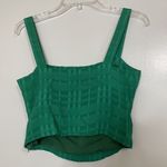 Privacy Please ASOS  Green cropped pleated tank size US XS Photo 4