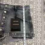 NWT Mother‎ Superior The Breaker Mini Skort In Shadow Dancing Size 28 Gray Photo 10