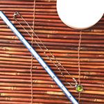 Silpada  Sterling Silver Necklace Green Glass & Sterling Beads  16.5" Photo 4