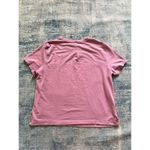 Lululemon Rose Blush Pink Purple Classic Fit Cotton Blend T Shirt W3FGDS Size 2 Photo 1