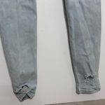 American Eagle  Women Super StretchX Blue Denim Ripped Jegging‎ jeans size 4 Photo 9