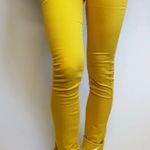 D. Jeans  mustard yellow jean pants women size 4 stretchy skinny leg jeans Photo 0