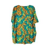 LuLaRoe Womens Tops Size L Floral Print High Low Batwing Photo 1