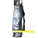 Chloé CHLOE Paddington Bag Silver Leather Tote Padlock Key Crossbody Shoulder Strap Photo 7