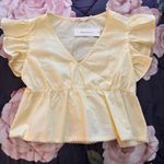 Francesca's  Top Yellow Photo 0