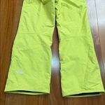 The North Face  Women's Freedom Hyvent Insulated Ski Pants in neon yellow size XS Photo 5