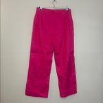 Nicole Miller  wide leg linen pants‎ Hot Pink Size 12 Photo 4