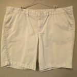 Merona  White Bermuda to Mid Short Length Shorts Women's Sz 18 Photo 0