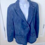Route 66 -  blue blazer size large in jean material Photo 0