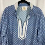 NicoBlu Cotton Capri Tunic in Blue Vietre Porcelain Print Sz.2X Photo 5