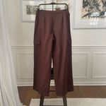 NWT OGL Move Brown Wide Leg Cargo Pants $65 L Brown Size L Photo 4
