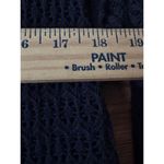 J. Jill Open front crochet weeve black cotton blend S cardigan gothic Photo 8