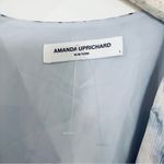 Amanda Uprichard  deep V-neck ruffle mini dress Photo 6