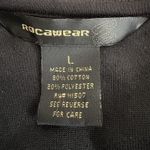Rocawear Vintage Velour Track Jacket Womens Large Black Y2K Full Zip Bedazzled Photo 10