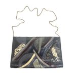 Vintage 70’s: Varon 𐮛 Snakeskin Patchwork Convertible Clutch Bag 𐮛 Midnight Photo 8