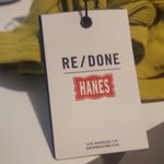 RE/DONE  Fine Ribbed Tank Top Pear Size M Photo 3