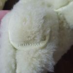 Birkenstock  Yellow Big Buckle Chic Feminine Y2K Shearling Sandals Size 38 Narrow Photo 4