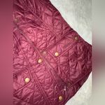 Barbour NEW Wray Fleece Lined Quilted Black Cherry Vest sz 2 Photo 6