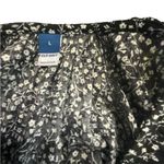 Old Navy Ditsy Floral Midi Puff Sleeve Prairie Dress in Black and White Photo 9