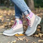 Timberland Premium Waterproof Grey Nubuck Boots Photo 0