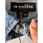 Retrofête  River Denim Button-Front Mini Dress Size XS Photo 3
