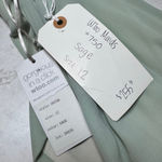 Wtoo by Watters Sage Green Melody Georgette Chiffon Maxi Dress 12 Bridesmaid Photo 4