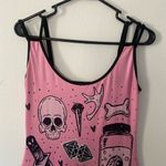 DRESSFO The Pink Witches Dress 2 double straps graphic slip dress βοΈππ§Ώ Size M Photo 4