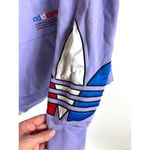 Adidas original embroidered purple tricol hoodie Photo 8