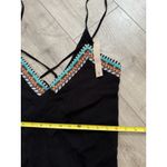 Nanette Lepore NWT  Tribal Beat Romper Black Swim Coverup Size‎ S Photo 5