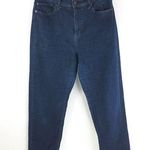 Uniqlo Womens Mom Jeans Dark Wash Stretch High Rise Size 28 Photo 0