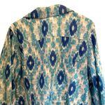 Chico's Chico’s, blue, white & turquoise, Jacket,‎ Size 2 Photo 2