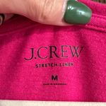 J.Crew  Bright Pink Short Sleeve V-Neck Tee Photo 1