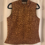 Coldwater Creek  Dark Brown Textured Vest Photo 0