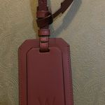 Saint Laurent Le Monogramme Luggage Tag / Bag charm Chestnut Letter W Photo 4