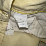 J.Crew  Womens City Fit Chino Shorts Size 10 Pastel Yellow Twill Cotton Photo 3