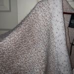 Vince Camuto NWT Pink & Cream Open Poncho Cardigan Photo 2