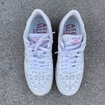 Valentino Garavani Valentino Atelier San Gallo printed broderie anglaise leather sneakers IT 38.5 Photo 11