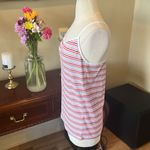 No Boundaries Striped Red Pink Blue White Women's Top New Photo 2