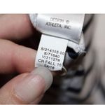 Athleta  Chi Striped Racerback Tank 214355-00 White Navy Blue Athletic Top Size M Photo 5