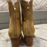 Suede Cowboy Boots Brown Size 8 Photo 2