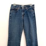 LEVIS Straight Leg 505 Jeans Dark Wash ish Distressed Straight Leg Jean 6 Photo 2