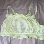 H&M cropped square neck plaid top Photo 0