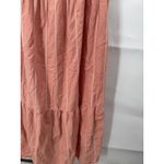 Wonderly  Midi Dress Women XL Coral Tiered Beach Prairie Peasant Coquette Western Photo 5
