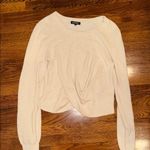 525 America Cream Knit Sweater Size M Photo 2